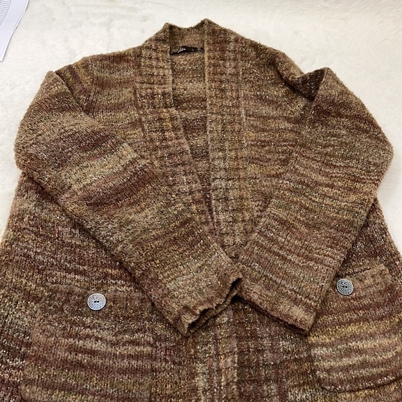 PRANA brand long “duster”, open front sweater - Picture 3 of 10